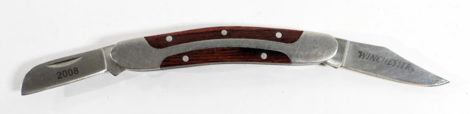 VINTAGE WINCHESTER 2008 2 BLADE POCKET KNIFE: VINTAGE WINCHESTER 2008 2 BLADE POCKET KNIFE,6" OPEN