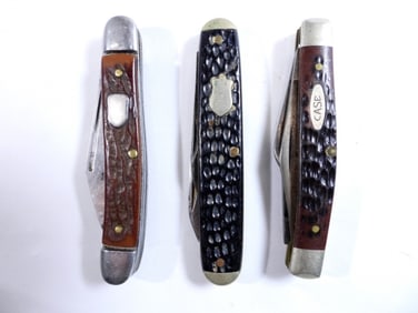 (3) VINTAGE POCKET KNIVES