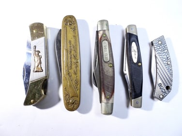 (5) DESIGNED MINI POCKET KNIVES