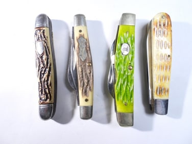 (4) DESIGNED MINI POCKET KNIVES