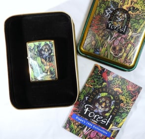 SEALED 1995 MYSTERIES OF THE FOREST ZIPPO