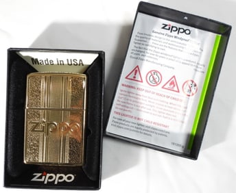 SEALED 2020 GOLD TONED ZIPPO