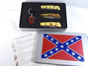 "CONFEDERATE HEROS" COLLECTORS KNIVES