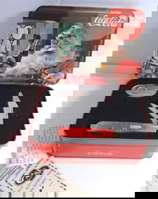 2001 CASE COKE BOTTLE SANTA KNIFE