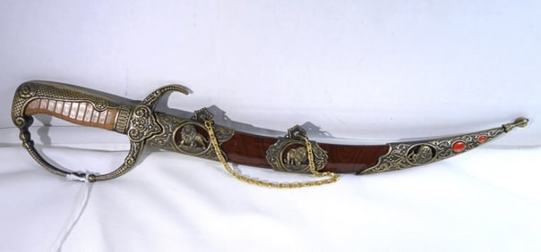 ANTIQUE LION STYLE COLLECTORS SWORD
