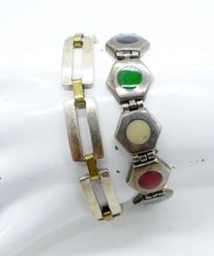 (2) TAXCO 925 VINTAGE BRACELETS