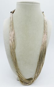 24" LIQUID STERLING NECKLACE