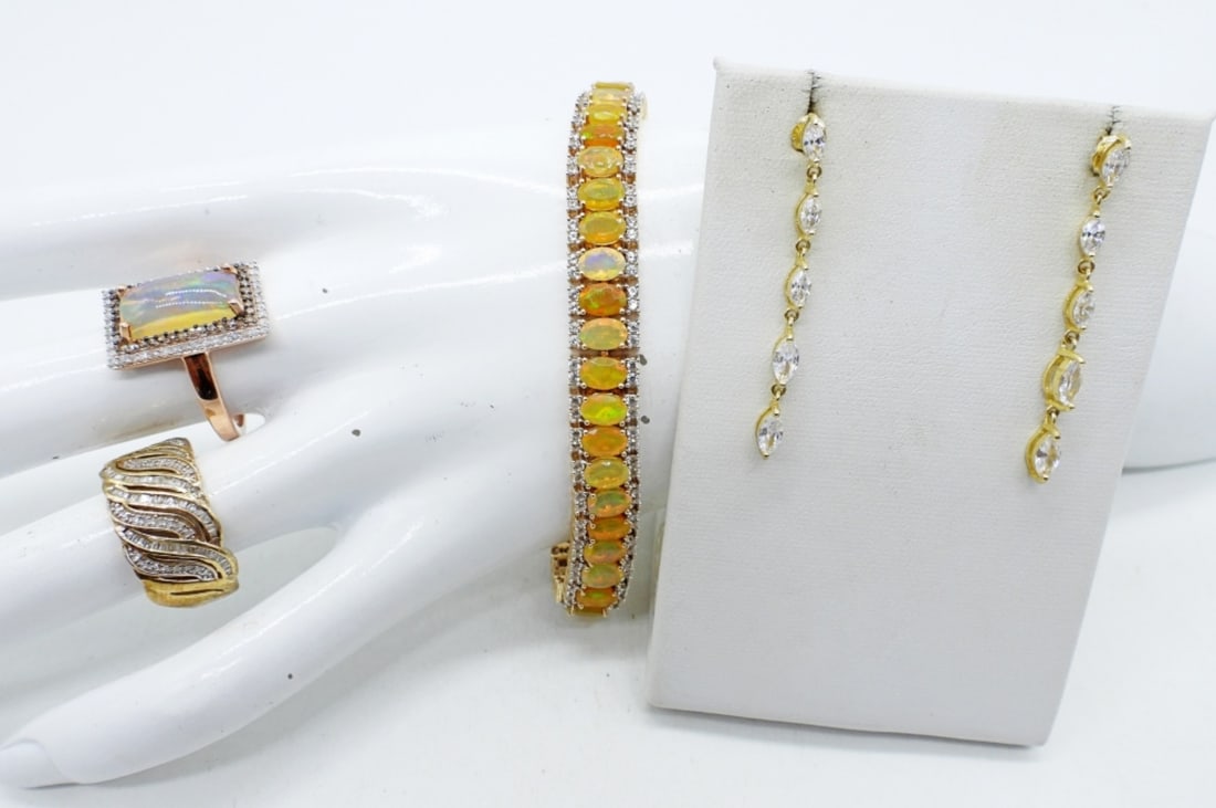 YELLOW / ORANGE OPAL SET (1 of 4)