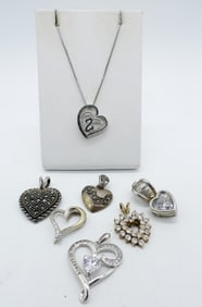 OPEN HEART NECKLACE 925 & MORE