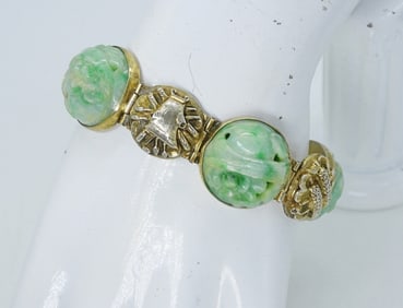 JADE STERLING BRACELET