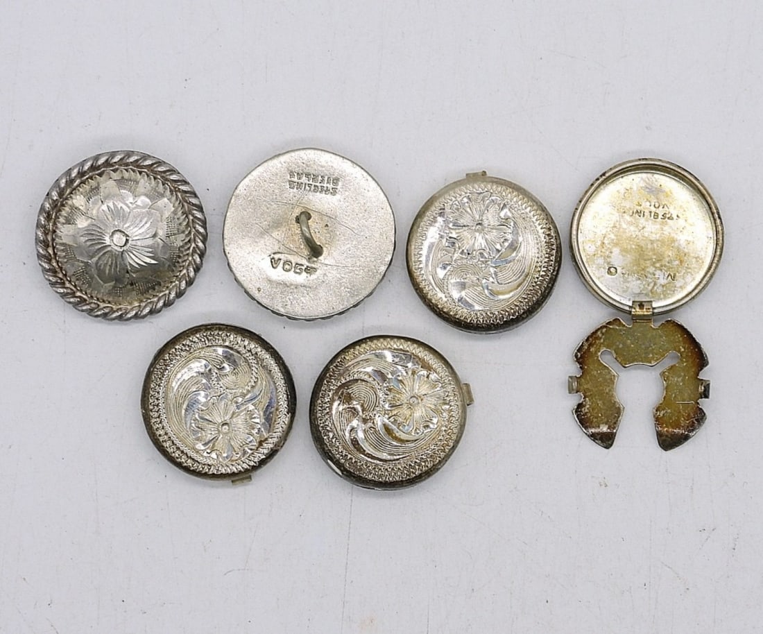 STERLING BUTTONS & BUTTON COVERS (1 of 2)