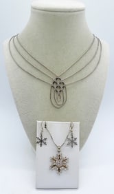 STERLING SNOWFLAKE SET & MORE