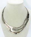 RIC TAXCO STERLING ONYX NECKLACE