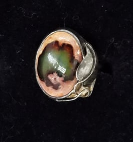 INCREDIBLE MEXICAN MATRIX OPAL RING 925