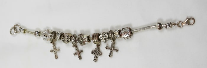 STERLING CHARM BRACELET