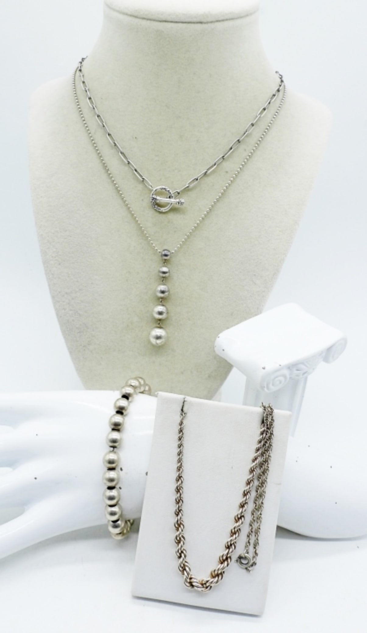 VTG STERLING UNIQUE NECKLACES + (1 of 1)