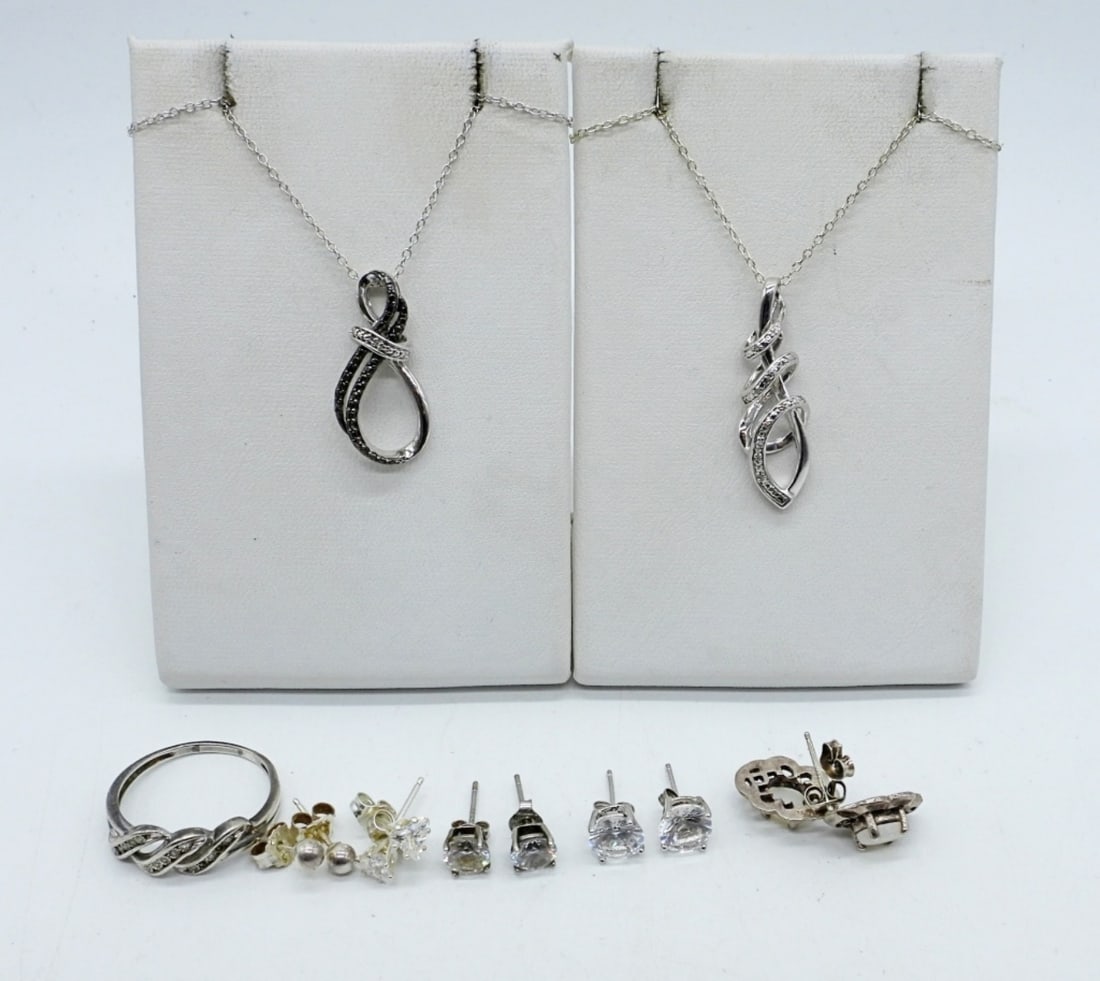 DIAMOND/MOISSANITE NECKLACES & RING (1 of 3)