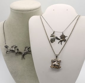 (3) HORSES, UNICORNS & BUNNIES 925