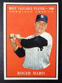 1961 TOPPS #478 ROGER MARIS MVP