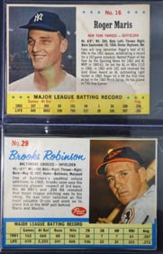 (2) POST CEREAL - '61 BROOKS ROBINSON &