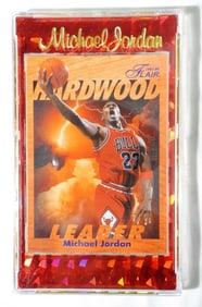MICHAEL JORDAN 1997-98 FLAIR HARDWOOD LEADER