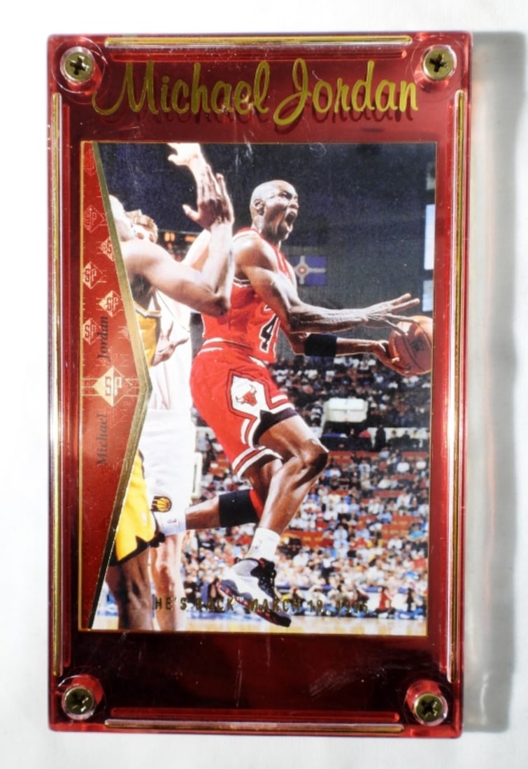 MICHAEL JORDAN 95 SP UPPER DECK HE'S BACK (1 of 2)