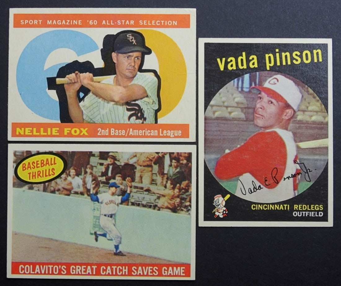 COLAVITO, FOX, PINSON BASEBALL LOT (1 of 2)