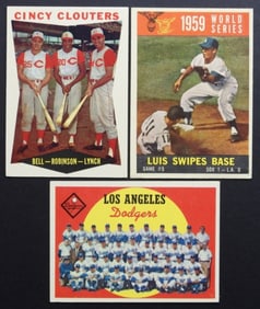 DODGERS, CINCY CLOUTERS, WS BASEBALL LOT