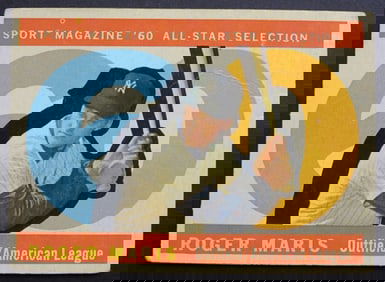 1960 TOPPS #565 ROGER MARIS ALL-STAR