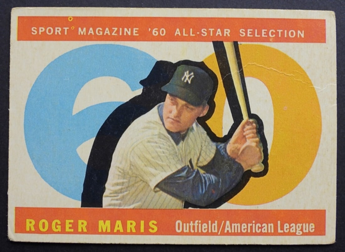 1960 TOPPS #565 ROGER MARIS ALL-STAR (1 of 2)
