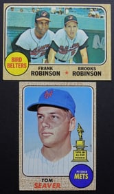TOM SEAVER & BIRD BELTERS 1968 TOPPS