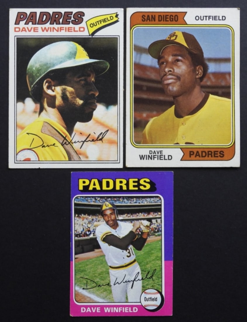 (3) DAVE WINFIELD BASEBALL CARDS (1 of 2)