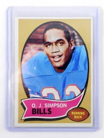 1970 TOPPS FOOTBALL CARD OJ SIMPSON #90