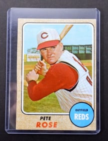 PETE ROSE 1968 #230 TOPPS BASEBALL CARD