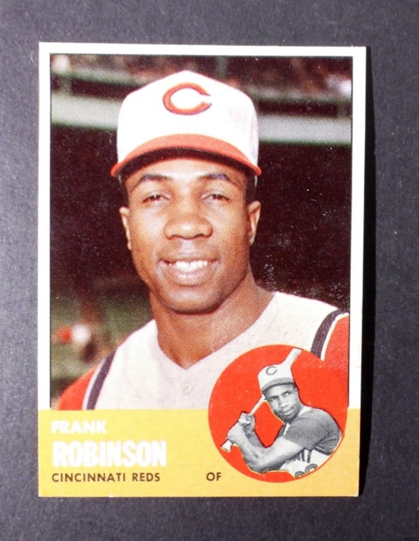 1963 FRANK ROBINSON TOPPS BASEBALL CARD (1 of 2)