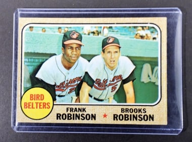 1968 TOPPS BIRD BELTERS BASEBALL CARD