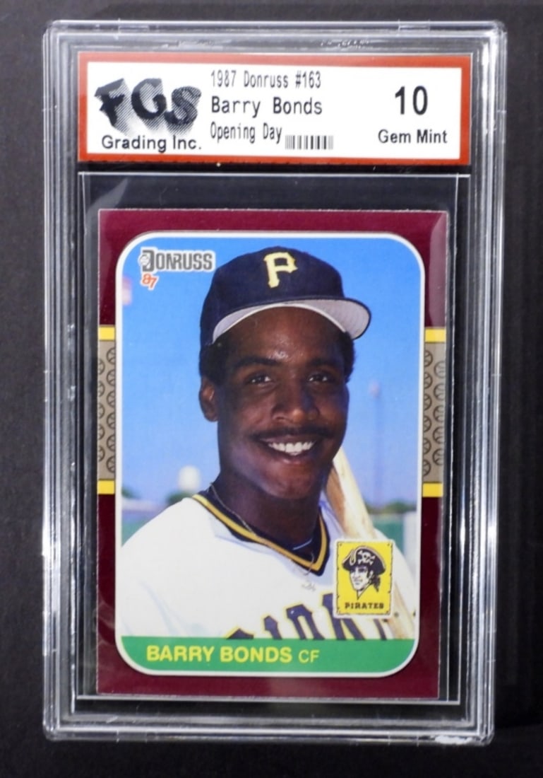 1987 OPENING DAY BARRY BONDS DONRUSS CARD (1 of 2)