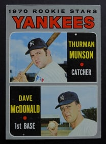 1970 TOPPS #189 THURMAN MUNSON ROOKIE
