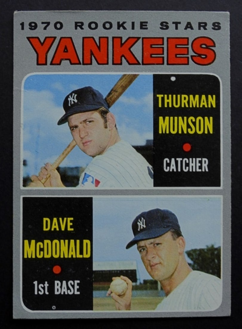 1970 TOPPS #189 THURMAN MUNSON ROOKIE (1 of 2)
