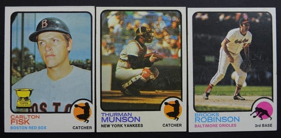 (3) 1973 TOPPS BASEBALL STAR CARDS