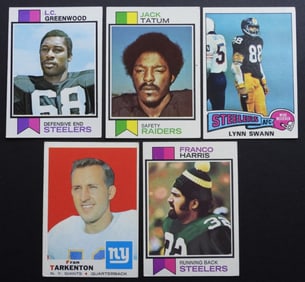 (5) FOOTBALL STAR CARDS - TARKENTON,