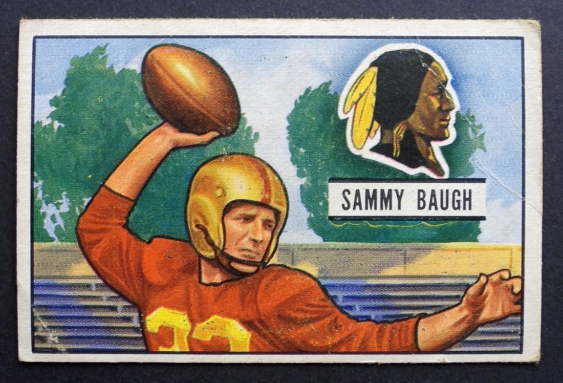 1951 BOWMAN #34 SAMMY BAUGH (1 of 2)