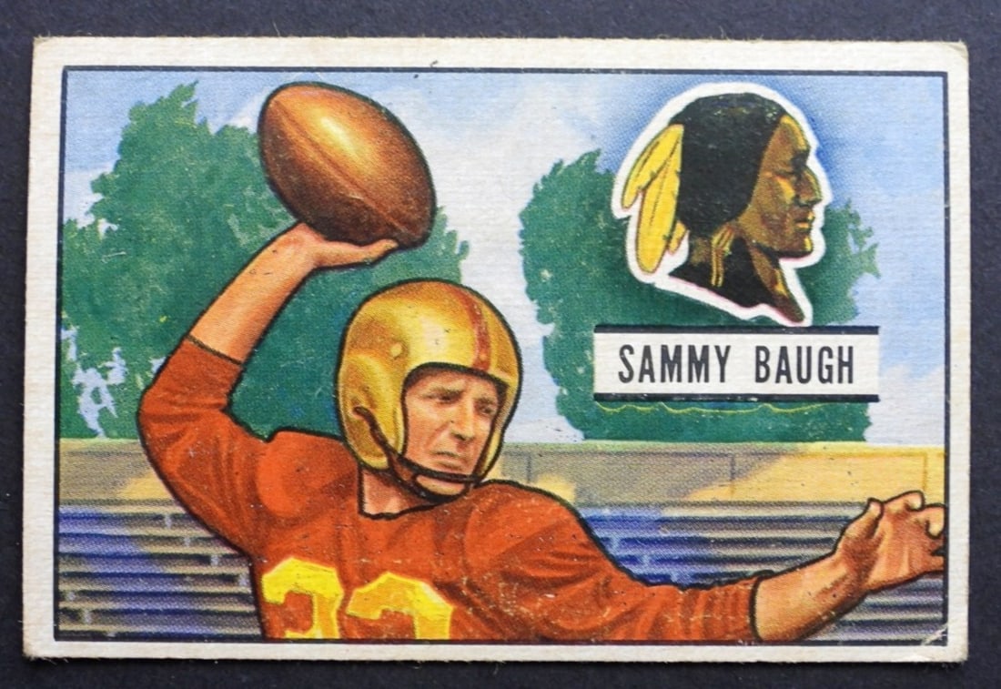 1951 BOWMAN #34 SAMMY BAUGH (1 of 2)