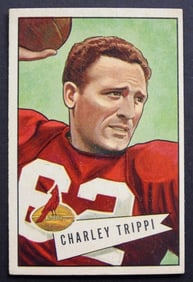 1952 BOWMAN LG #12 CHARLEY TRIPPI