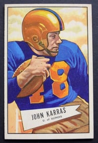 1952 BOWMAN LG #24 JOHN KARRAS ROOKIE