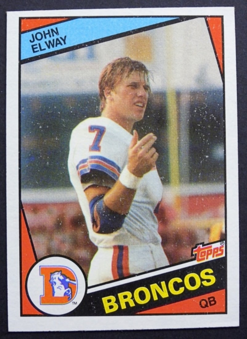 1984 TOPPS #63 JOHN ELWAY ROOKIE CARD (1 of 2)