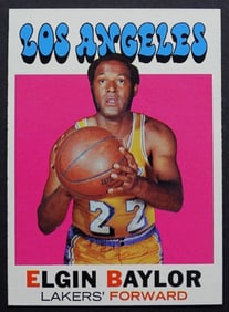 1971/72 TOPPS #10 ELGIN BAYLOR