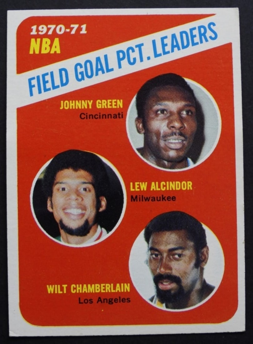1971/72 TOPPS #140 LEAGUE LEADERS (1 of 2)