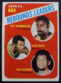 1971/72 TOPPS #142 LEAGUE LEADERS