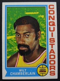 1974/75 TOPPS #250 WILT CHAMBERLAIN